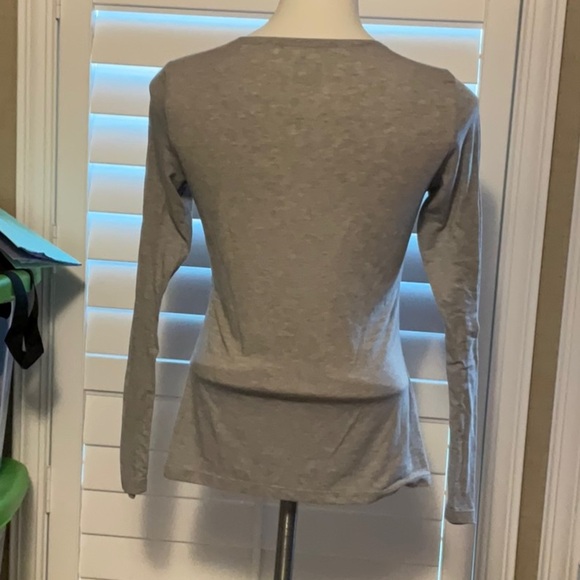 32 Degrees Gray Fitted Long Sleeve T-Shirt - Picture 3 of 7